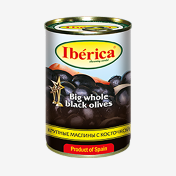 Olives whole black 314g